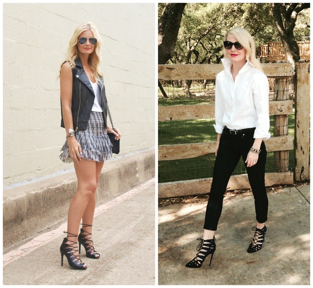 verlangen Van streek spontaan Lace-Up Heels - So Heather | Dallas Fashion Blogger