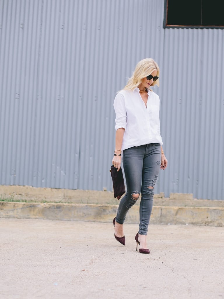 The Perfect White Shirt - So Heather | Dallas Fashion Blogger