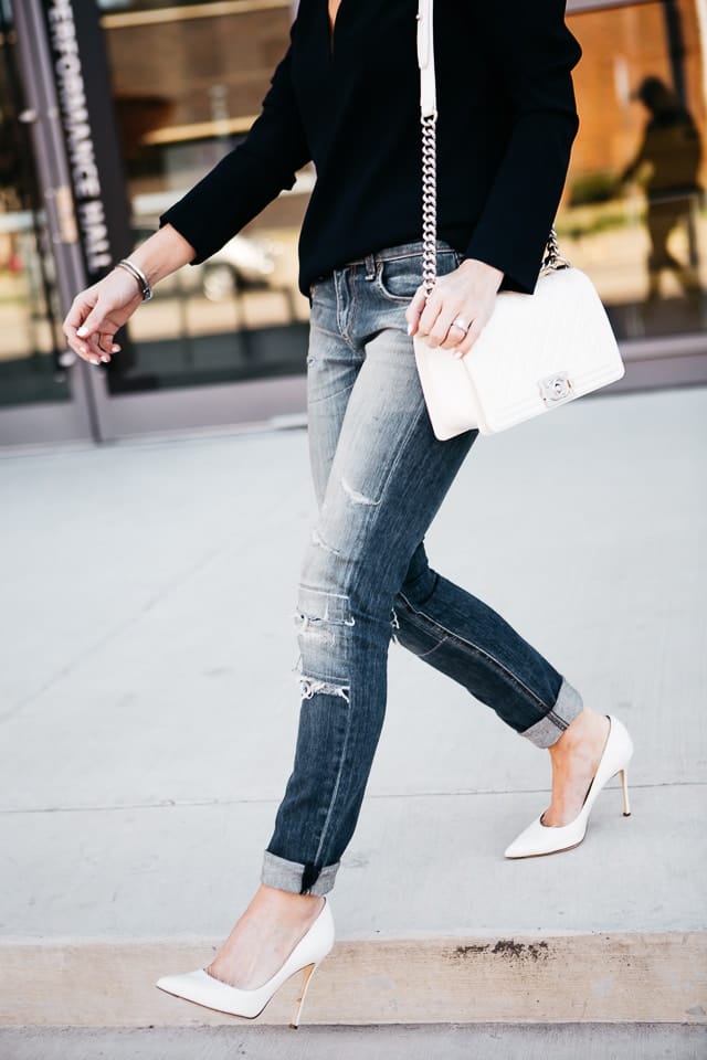 Navy and White - So Heather | Dallas Fashion Blogger