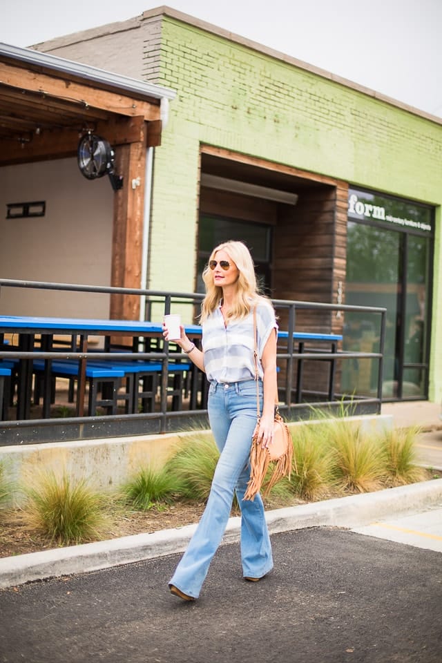 3 Reasons Flare Jeans Really ARE the Most Flattering - So Heather