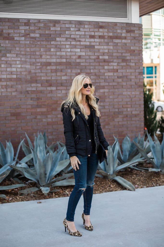 Puffer Jacket Styled 2 Ways + $100 GIFT CARD CONTEST - So Heather ...