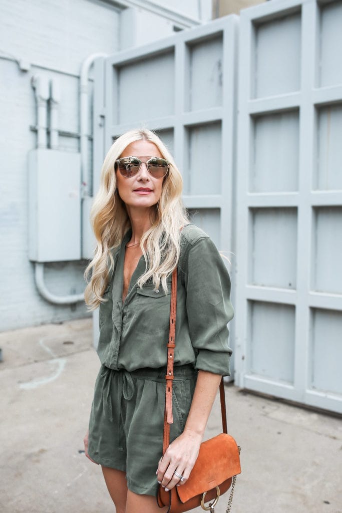 Lou and Grey Utility Romper / So Heather