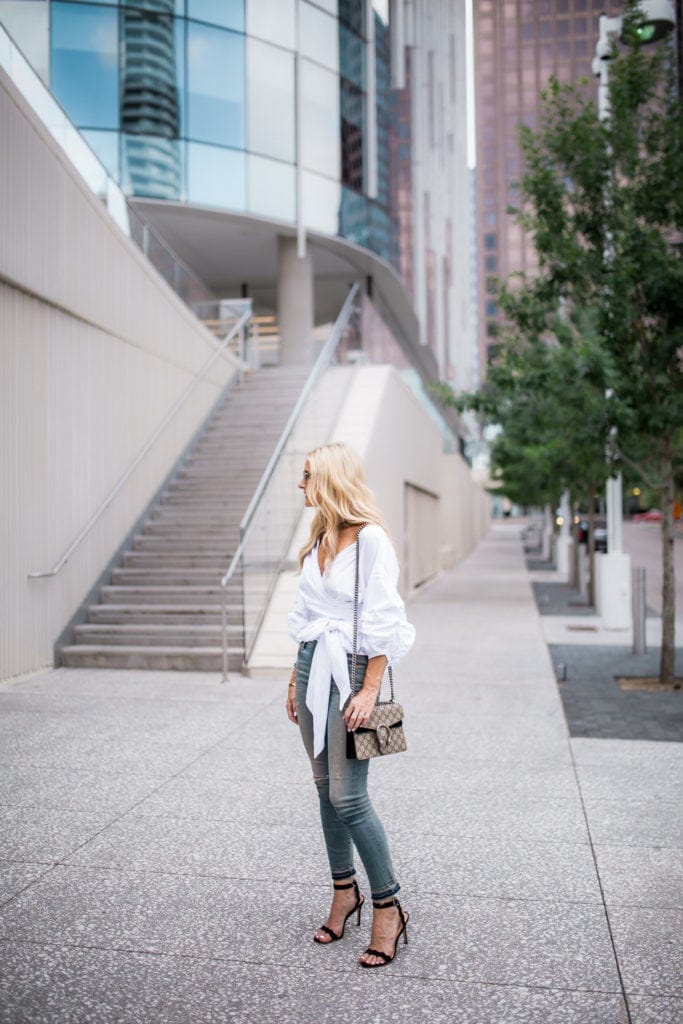 Dallas Style Blogger, Citizens of Humanity Jeans, Gucci Handbag