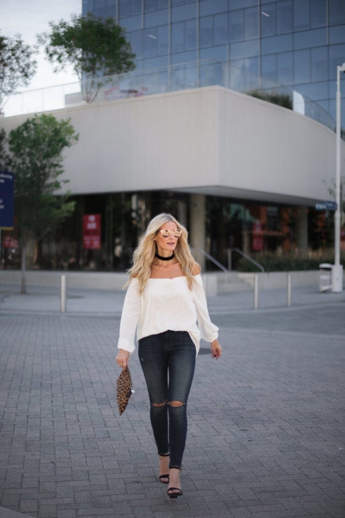 Sanctuary White Top, Heather Anderson, Dallas Fashion Blogger 