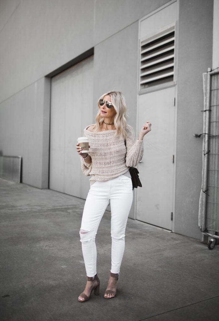 Off the Shoulder Sweater 