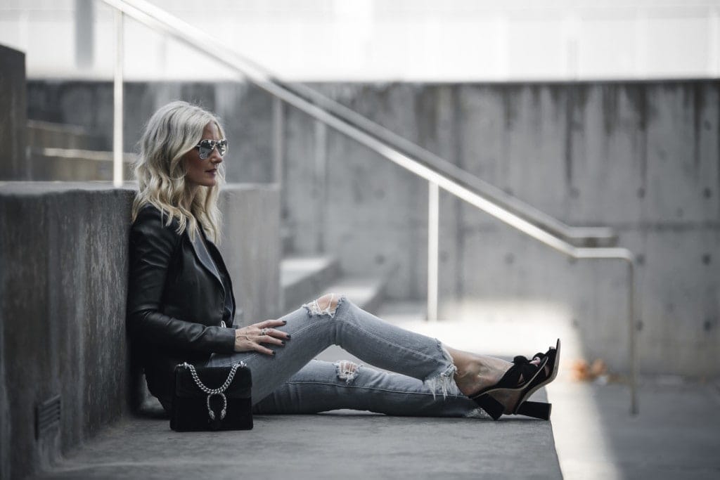 L'Agence Ripped Jeans