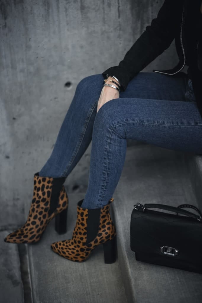 Vince Camuto Leopard Booties