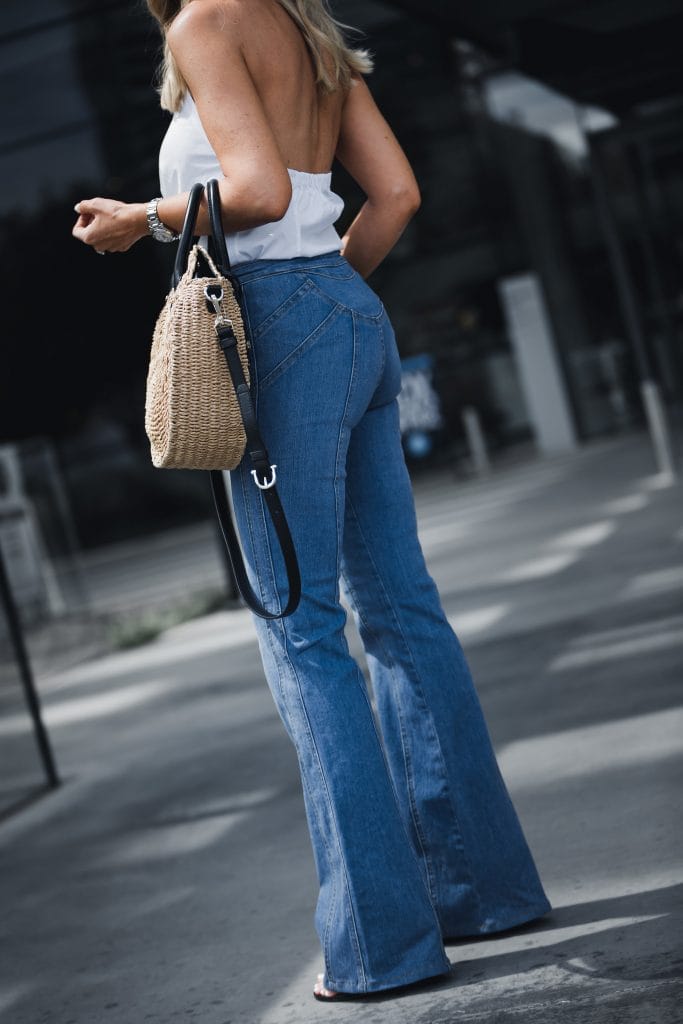Flattering Flare Jeans Look  Street Style Squad Flare Jeans