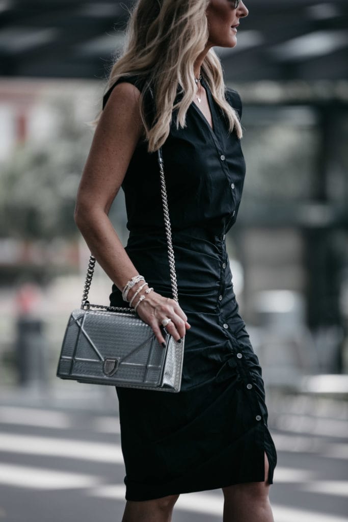 Dior Handbag and Veronica Beard Midi Dress 