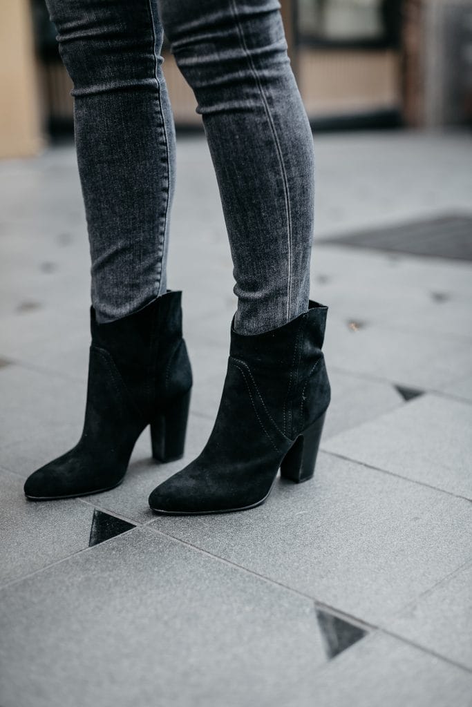 Comfortable Ankle Booties | Vince Camuto Black Suede Ankle Booties