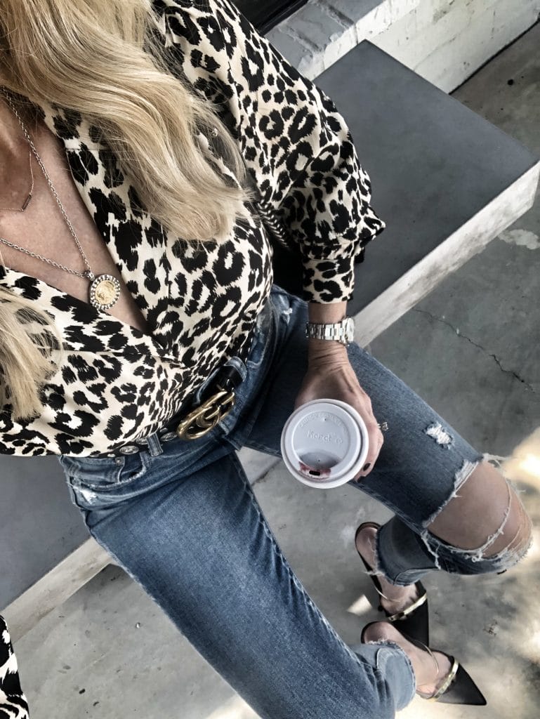 Moussy jeans on Dallas fashion blogger 