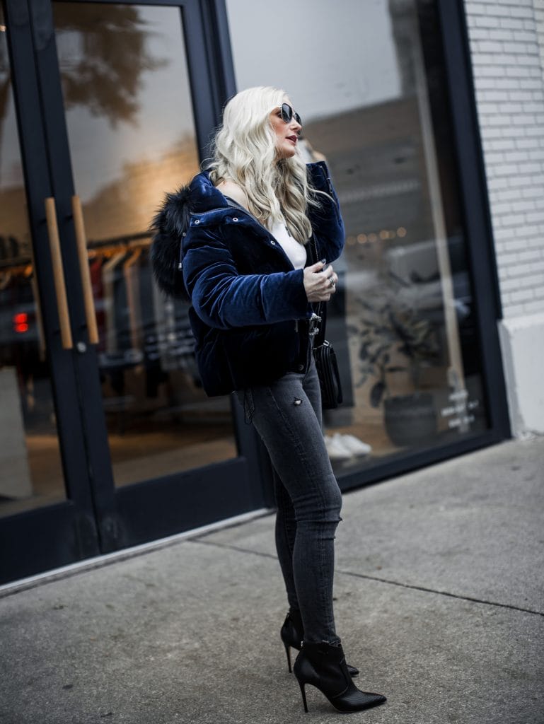 How To Dress Up A Puffer Jacket - So Heather | Dallas Fashion Blogger