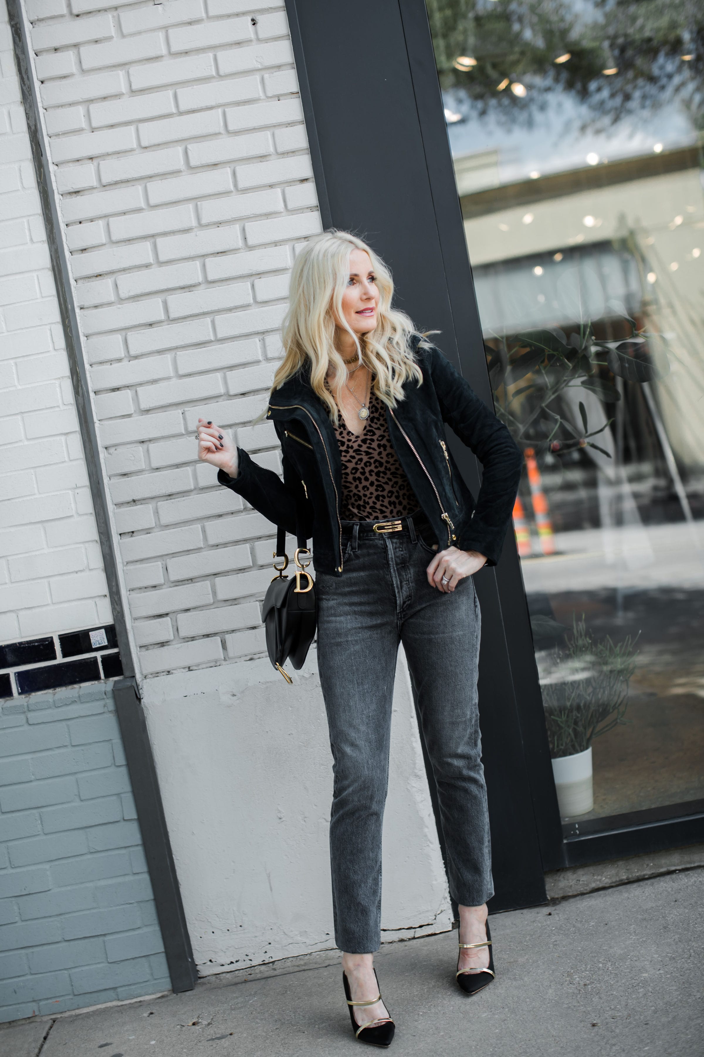 Dallas Fashion Blogger Wearing BlankNYC Jacket