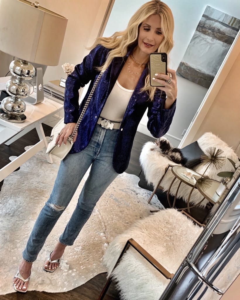 Dallas fashion blogger wearing J Brand jeans 