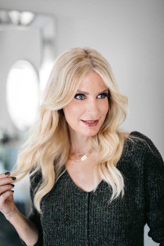 Dallas blogger wearing Nordstrom beauty products to look younger 