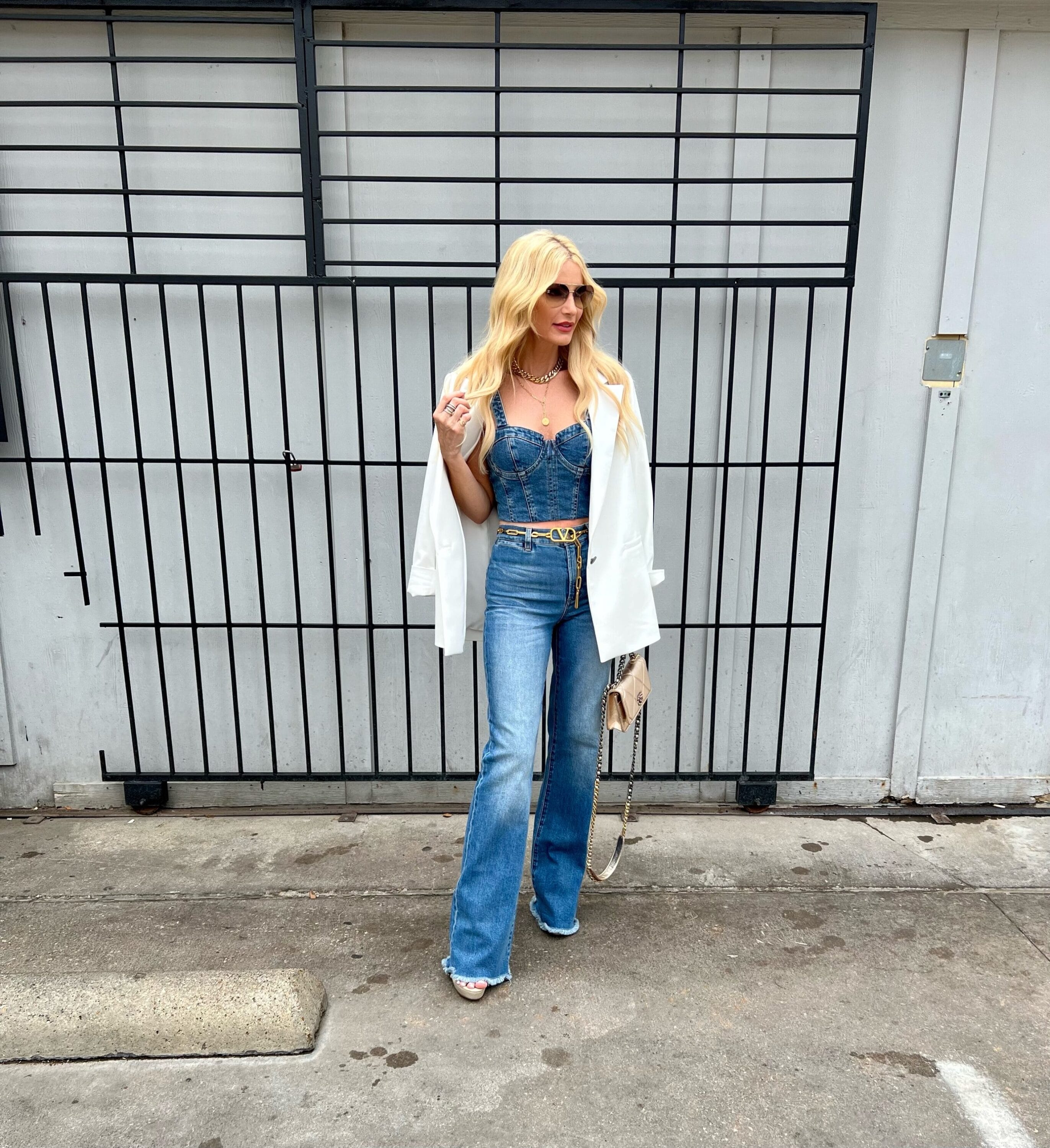 Dallas fashion blogger over 40 showcasing Items Classy women never wear