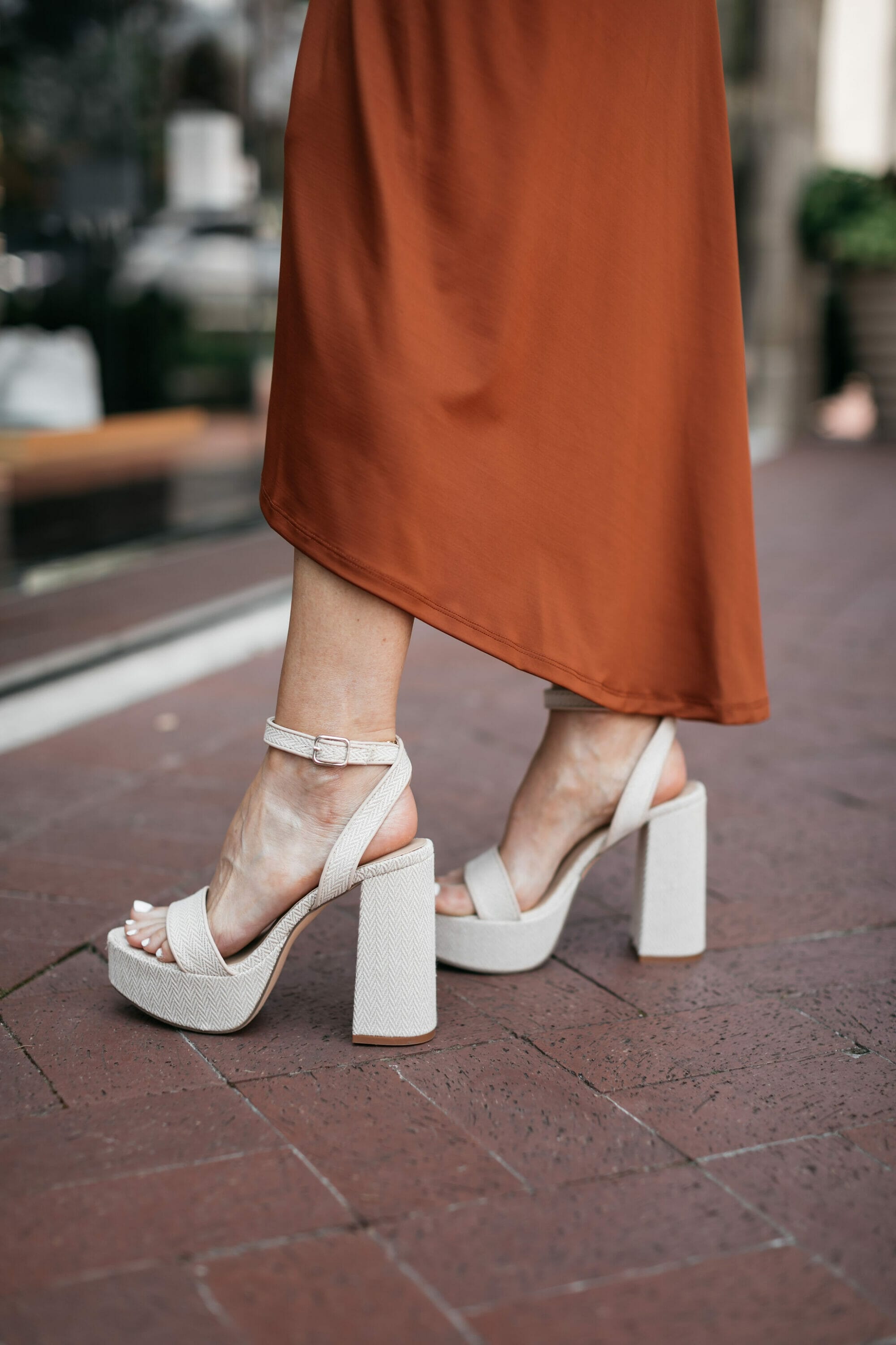 Under $30 platforms that will make you appear slimmer in a dress.