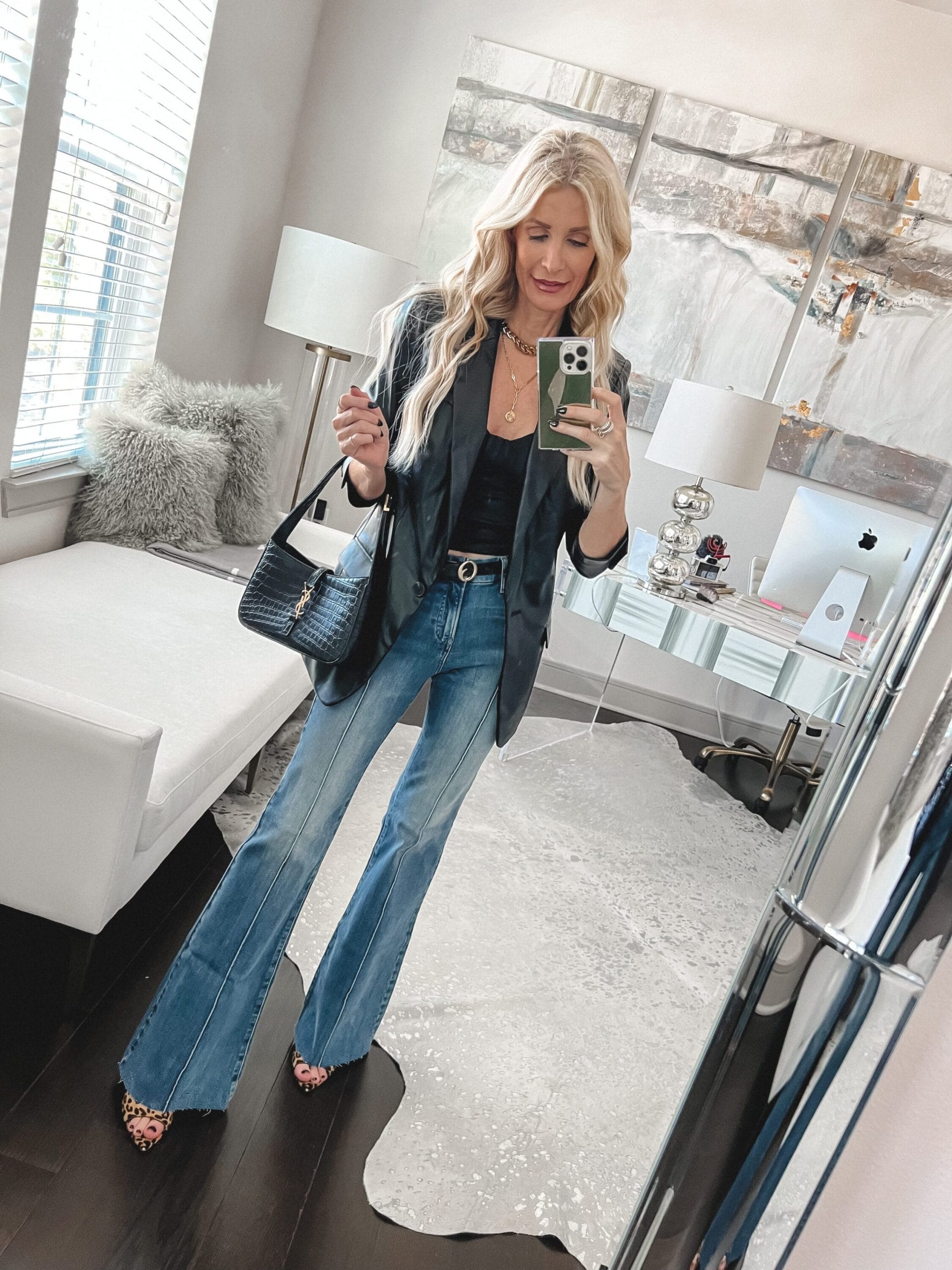 BLAZER AND JEANS OUTFITS - So Heather | Dallas Fashion Blogger