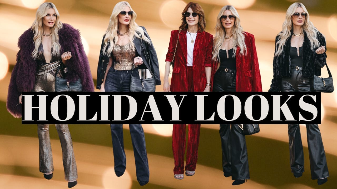 5 HEAD-TURNING HOLIDAY LOOKS FOR WOMEN OVER 40 - So Heather | Dallas ...