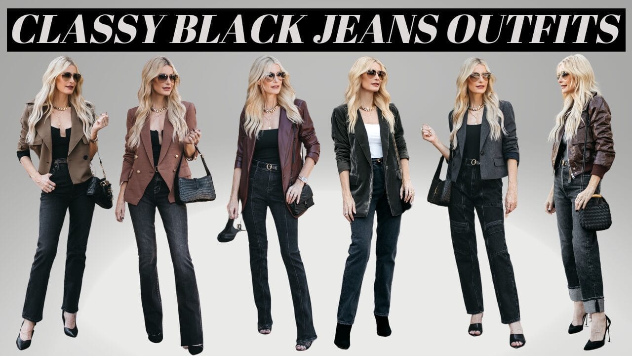 Black Jeans Outfits: What to Wear With Black Jeans 2024