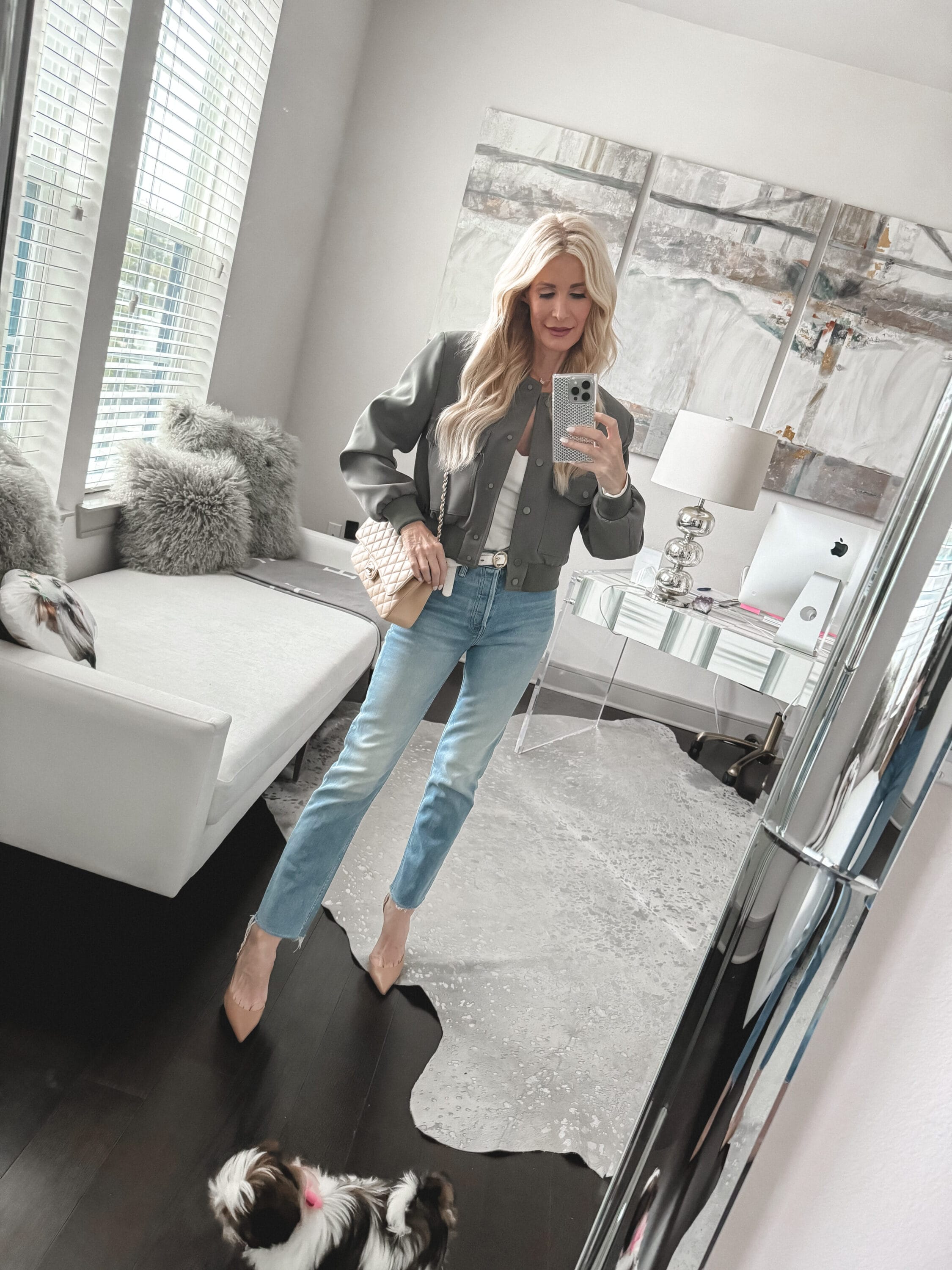 HOW TO STYLE A BOMBER JACKET IN 2024 - So Heather | Dallas Fashion Blogger